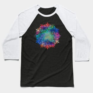 Rainbow Mandala Baseball T-Shirt